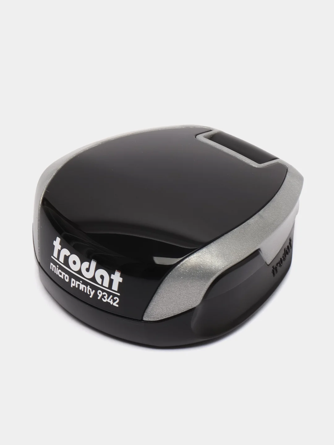 Серебряный trodat Micro Printy 9342 Полуавтоматическая, карманная оснастка для печати а