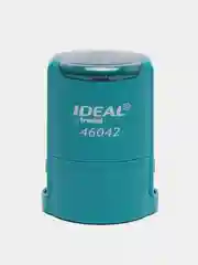 Бирюзовый оснастка для печати IDEAL 46042, диаметр 42 мм