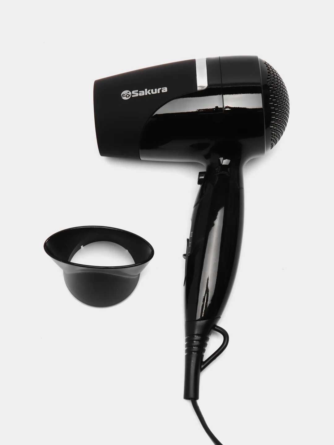 Черный фен для волос Sakura SA-4040BK, 1800 Вт