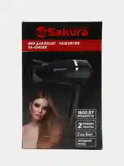 Черный фен для волос Sakura SA-4040BK, 1800 Вт