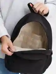 Черный рюкзак, унисекс