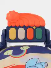 Красный детский игровой коврик с пианино, для новорождённых