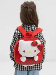 Красный рюкзак для девочки