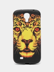 Силиконовый с рисунком чехол Samsung  S4 Фосфорный (светится в темноте)
