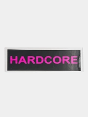 Наклейка на автомобиль "Hardcore", 18x6 см, Jdm стикер на машину