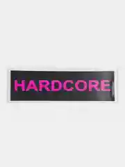 Наклейка на автомобиль "Hardcore", 18x6 см, Jdm стикер на машину