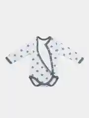 Синий меланж боди на мальчика