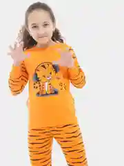 Оранжевый пижама детская