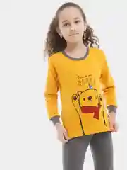 Желтый пижама детская