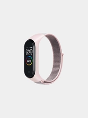 Ремешок нейлоновый для фитнес браслетов Xiaomi Mi Band 4/5/6