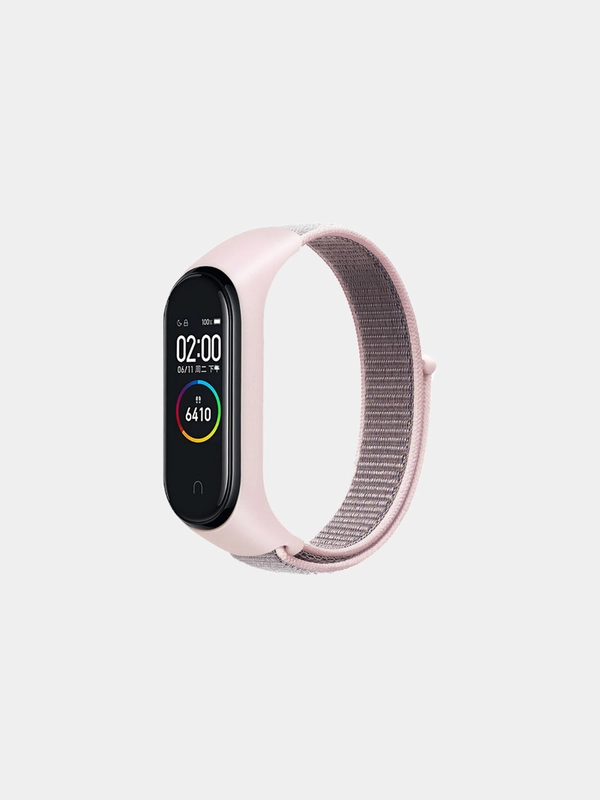 Ремешок нейлоновый для фитнес браслетов Xiaomi Mi Band 4/5/6