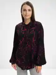 Фуксия блузка женская, рубашка женская с длинным рукавом, кофточка женская