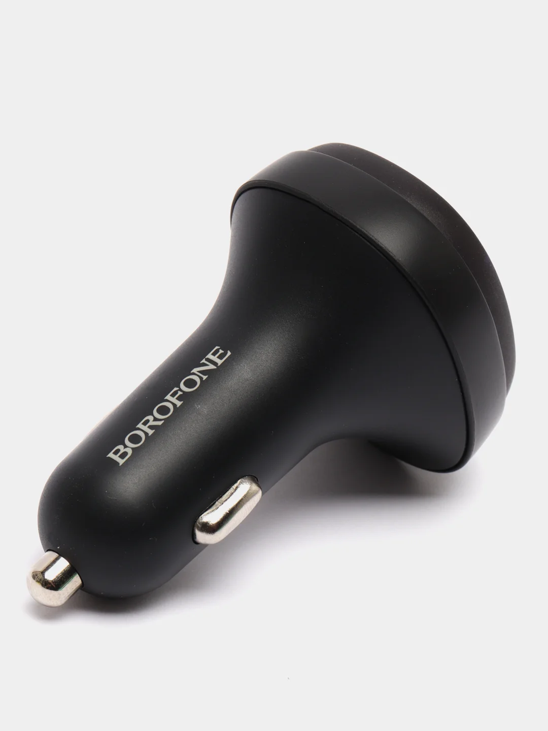 Черный fm модулятор-трансмиттер Bluetooth Borofone BC26, 2 USB, черный