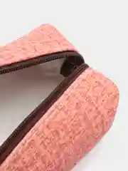 Пастельно-коралловый пенал школьный