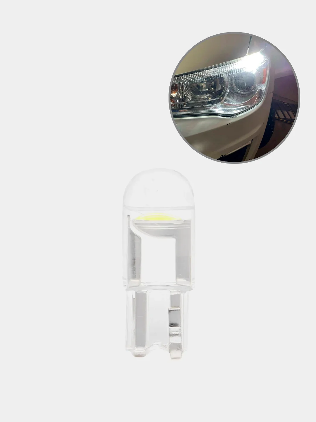 Белый светодиодные габаритные LED лампочки лампы / огни / габаритки T10/W5W, белый цвет