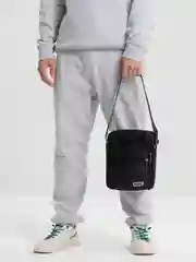 Черный сумка мужская, через плечо