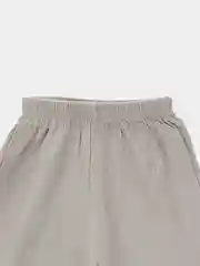 Бежевый костюм детский, из муслина