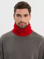Красный шарф снуд