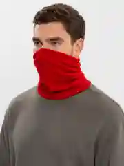 Красный шарф снуд