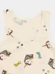 Белый комплект х/б белья для девочек / майка и трусы для девочек