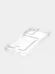Чехол противоударный на Samsung A04, A04, S S20FE с кармашком для фото и карт, прозрачный