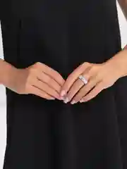 Женское кольцо, со стразами