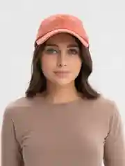 Коралловый кепка джинсовая, унисекс, на металлической застёжке