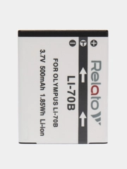 Аккумулятор Relato LI-70B, 3.6V, 500mAh, Li-ion, для Olympus FE-4040/VG-110/VG-120/VG-130