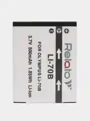 Аккумулятор Relato LI-70B, 3.6V, 500mAh, Li-ion, для Olympus FE-4040/VG-110/VG-120/VG-130