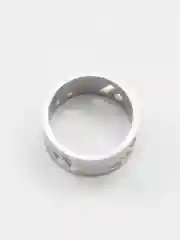 Серебряный кольцо с логотипом Adidas, адидас, три полоски, 2 размера