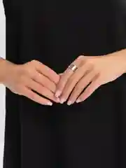 Серебряный кольцо с логотипом Adidas, адидас, три полоски, 2 размера