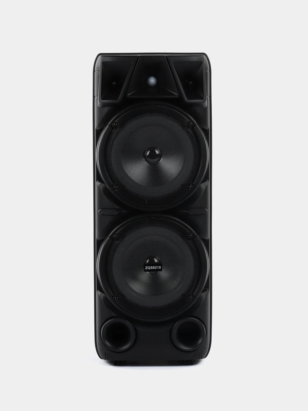 Черный колонка ZQS 8210 беспроводная музыкальная напольная Speaker  с микрофоном