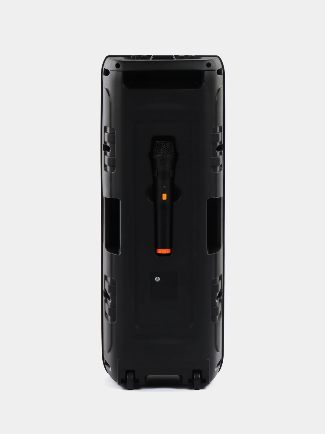 Черный колонка ZQS 8210 беспроводная музыкальная напольная Speaker  с микрофоном