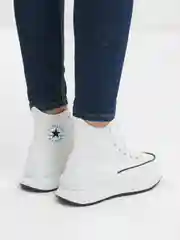 Белый кеды женские текстильные конверсы