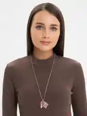 Красный цепочка на шею, на Новый Год "Карты"