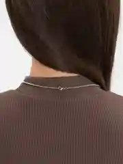 Черный цепочка на шею на Новый Год "Кофе"