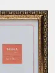 Золотой фоторамка 10 х 15 со стеклом, набор 1-4 шт, профиль 9