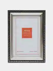 Серебряный фоторамка 10 х 15 со стеклом, набор 1-4 шт, профиль 9