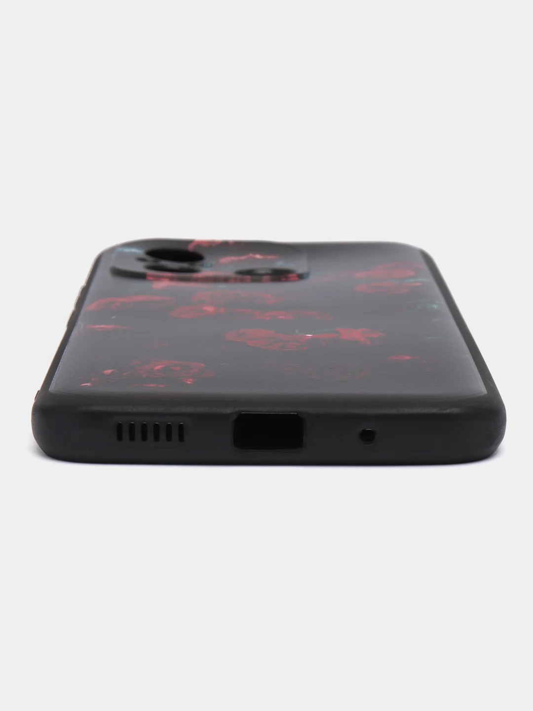 Оранжевый чехол для Xiaomi Redmi 12C, с принтом, с рисунком (Сяоми Редми 12С)