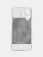 Багровый чехол на Infinix Hot 30 Play / Инфиникс Хот 30 Плей прозрачный, с рисунком, защита камеры