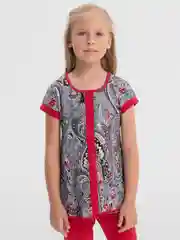 Коралловый комплект для девочки: футболка и шорты, Lilians