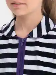 Черный халат детский велюровый, Lilians