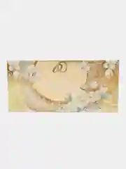 Серебряный конверт-открытка для денег подарочный на свадьбу "Молодоженам", 72 вида