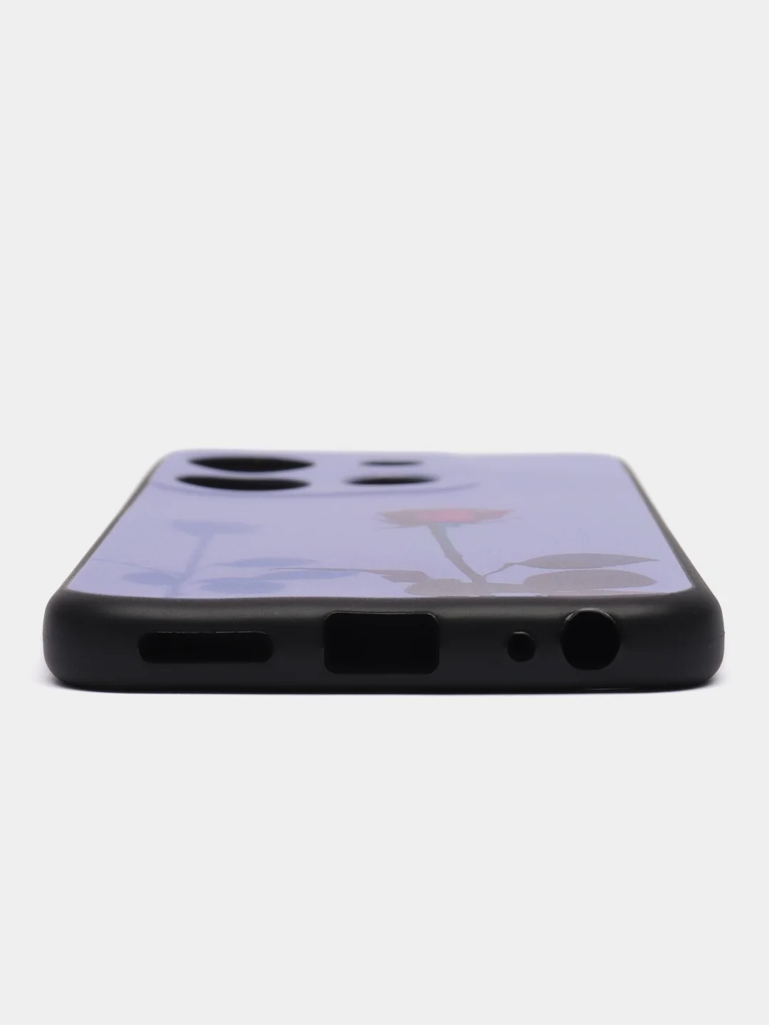 Серебряный силиконовый чехол для Tecno Spark Go 2023 / Pop 7 Pro / Pop 7 (Техно Спарк Го 2022 / Поп 7 Про), с принтом, рисунком