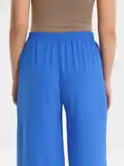 Лазурный брюки кюлоты, палаццо, гаучо