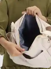 Белый сумка подростковая, студенческая, школьная