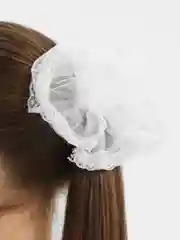 Банты школьные, белые, на резинке,  на 1-е сентября