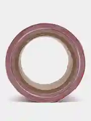 Бордовый лента сигнальная оградительная красно-белая