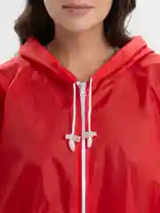 Красный дождевик мужской женский унисекс Rainman Zip, красный