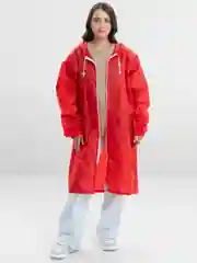 Красный дождевик мужской женский унисекс Rainman Zip, красный